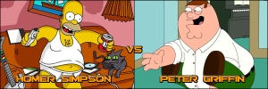 homer-simpson-vs-peter-griffin